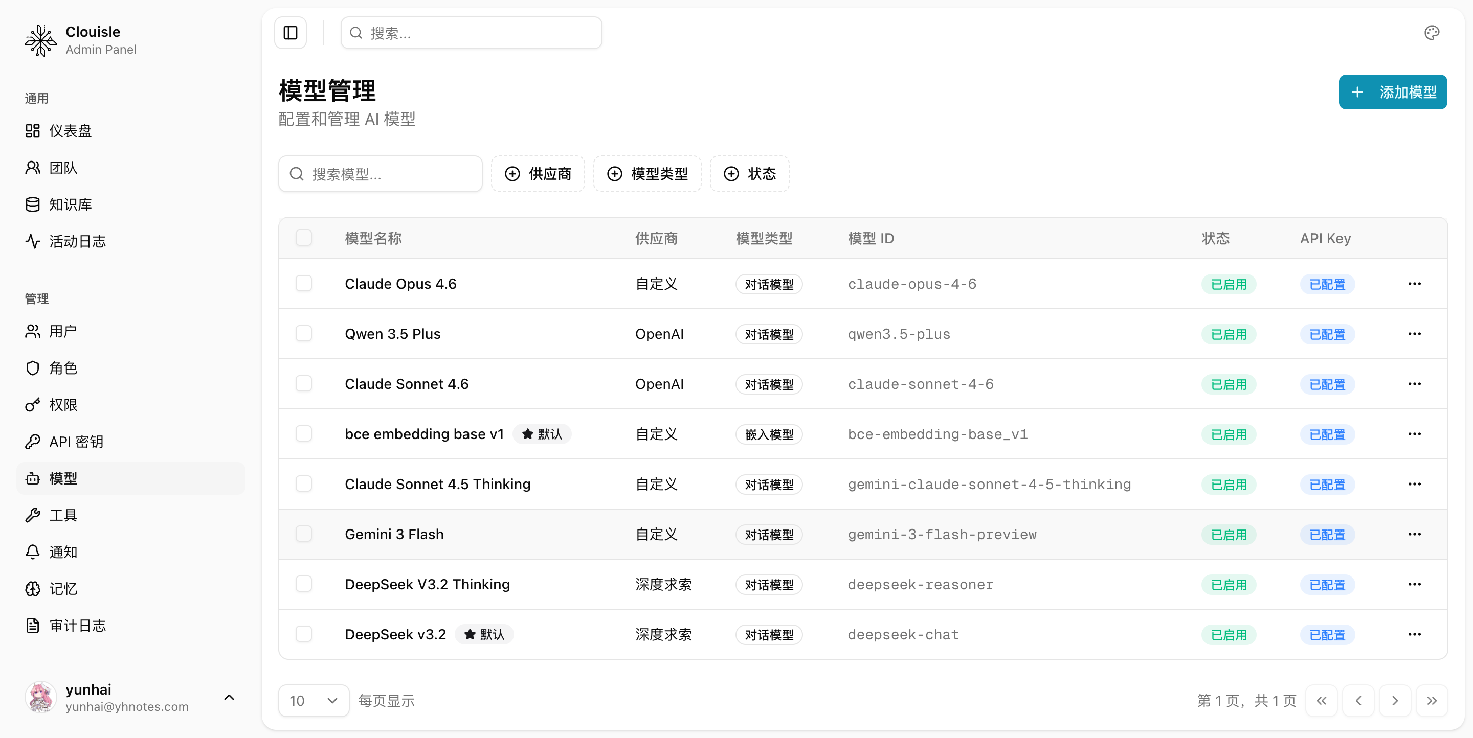 模型测试成功提示